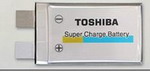 Toshiba радует аккумулятором, который может восстановить до 80% своего полного заряда всего за 1 минуту при подзарядке,и за 7 минут - до 100%